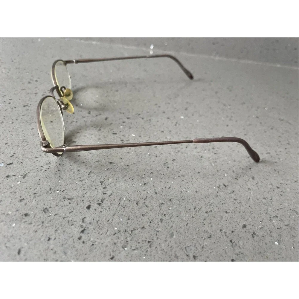 Kenneth Cole 47-17-130 Mercedes Bends Eyeglasses Frames ONLY brown metal full